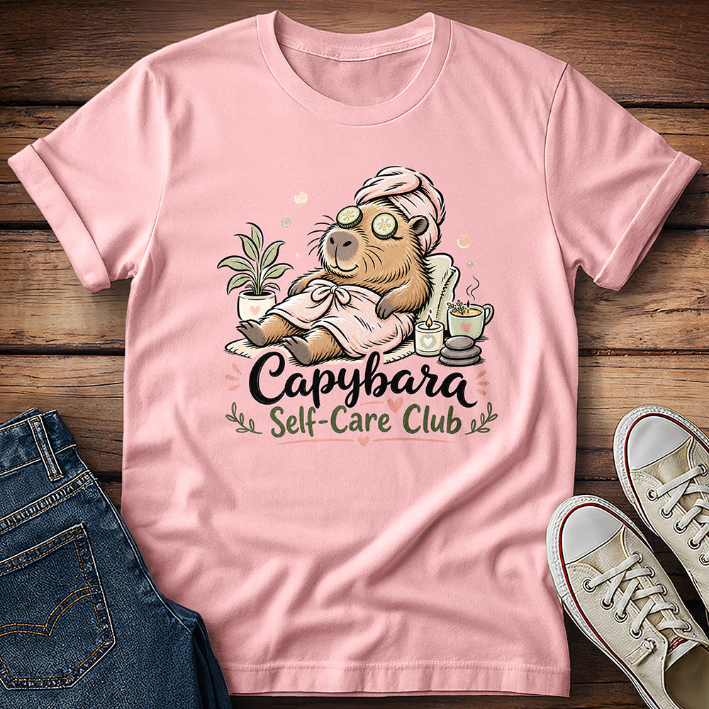 Capybara Self Care Club T-Shirt