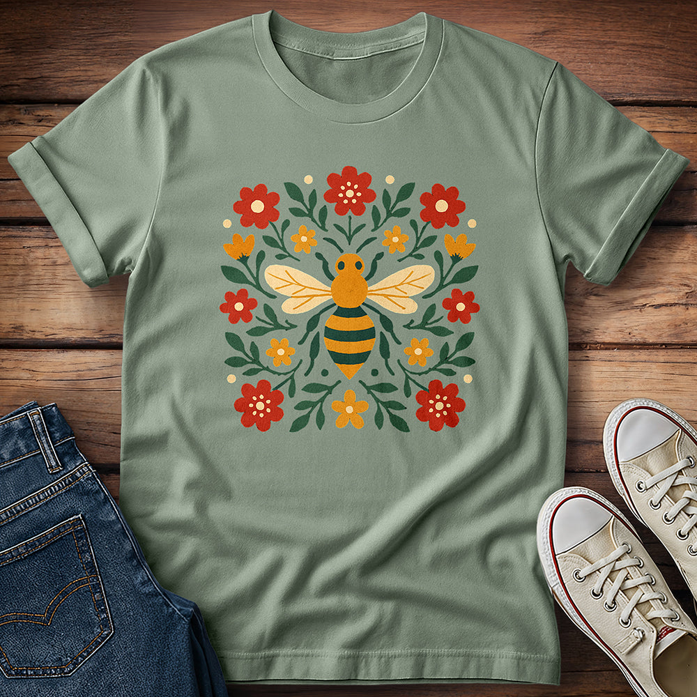 Folk Art Bee T-Shirt