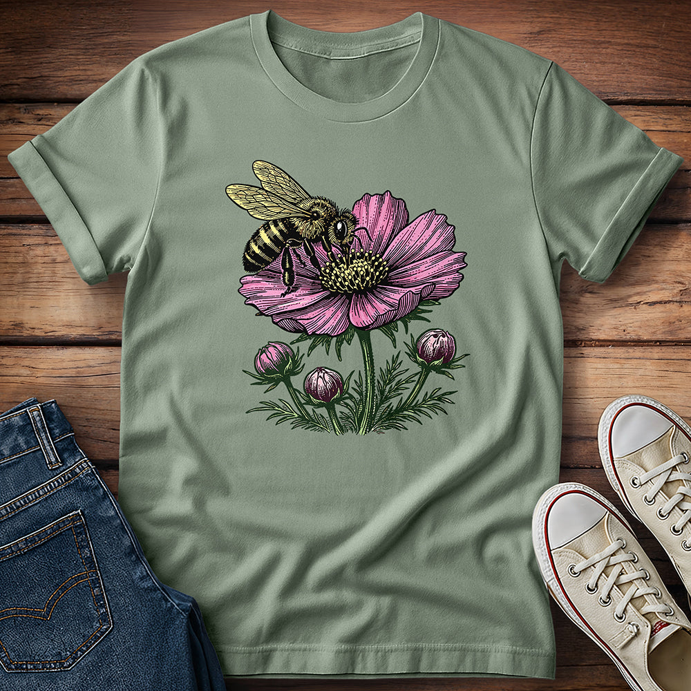 Honeybee and Cosmos in Bloom 2 T-Shirt