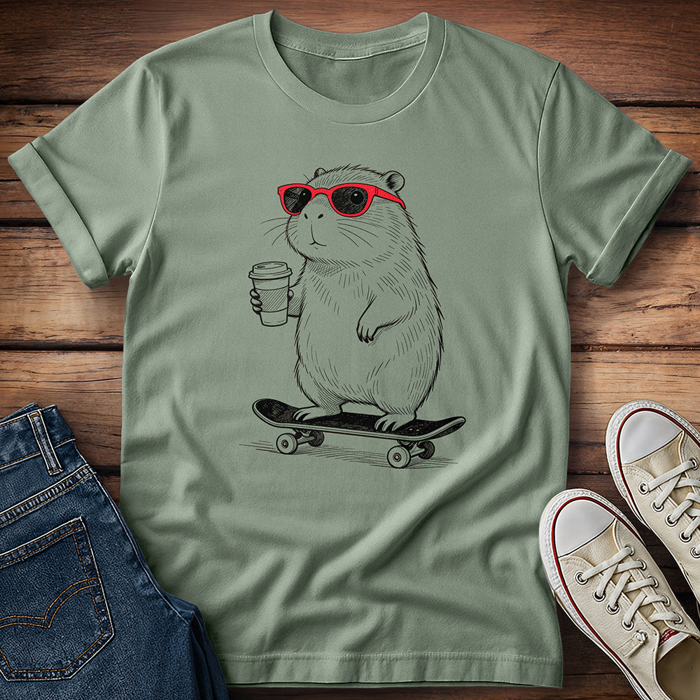 Skateboard Capybara T-Shirt
