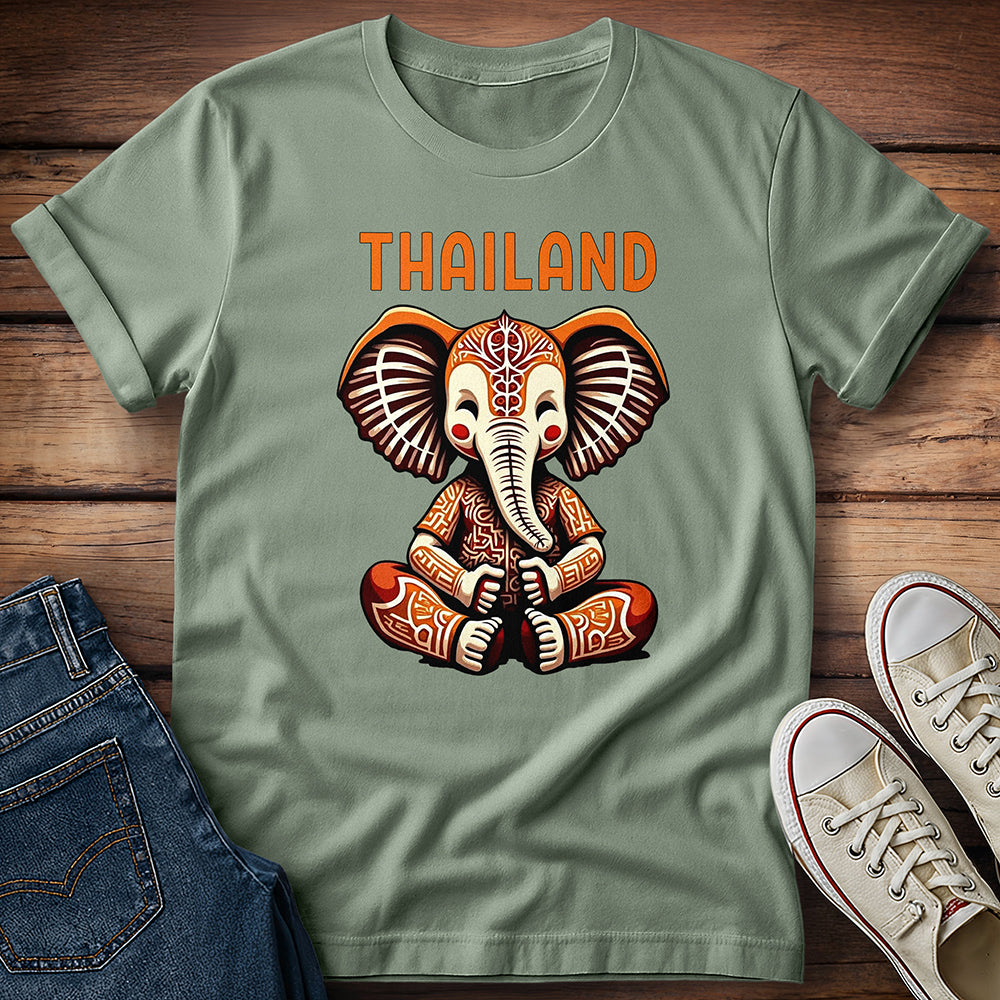 Meditating Elephant Thailand T-Shirt