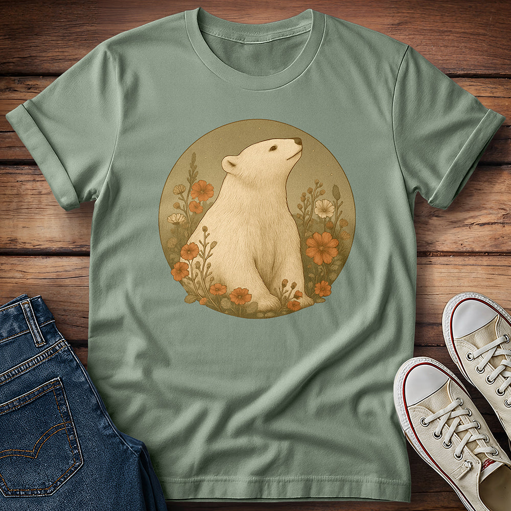 Polar Bear Arctic Foliage T-Shirt
