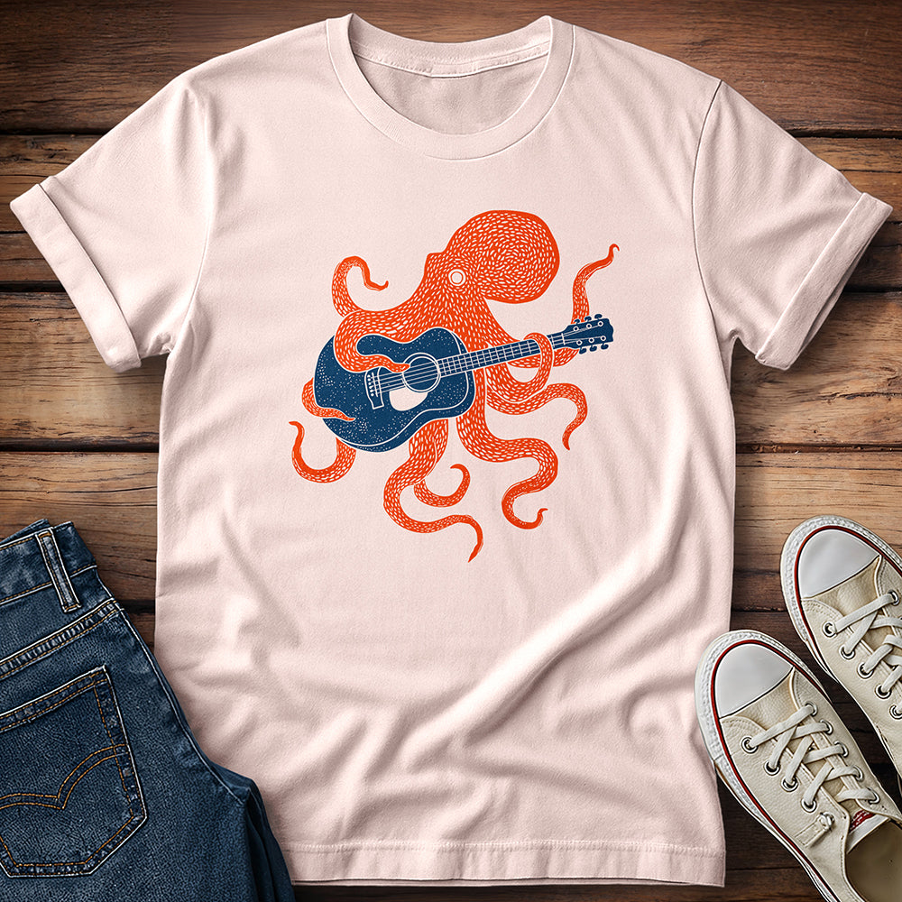 Octopus Playing Guitar T-Shirt