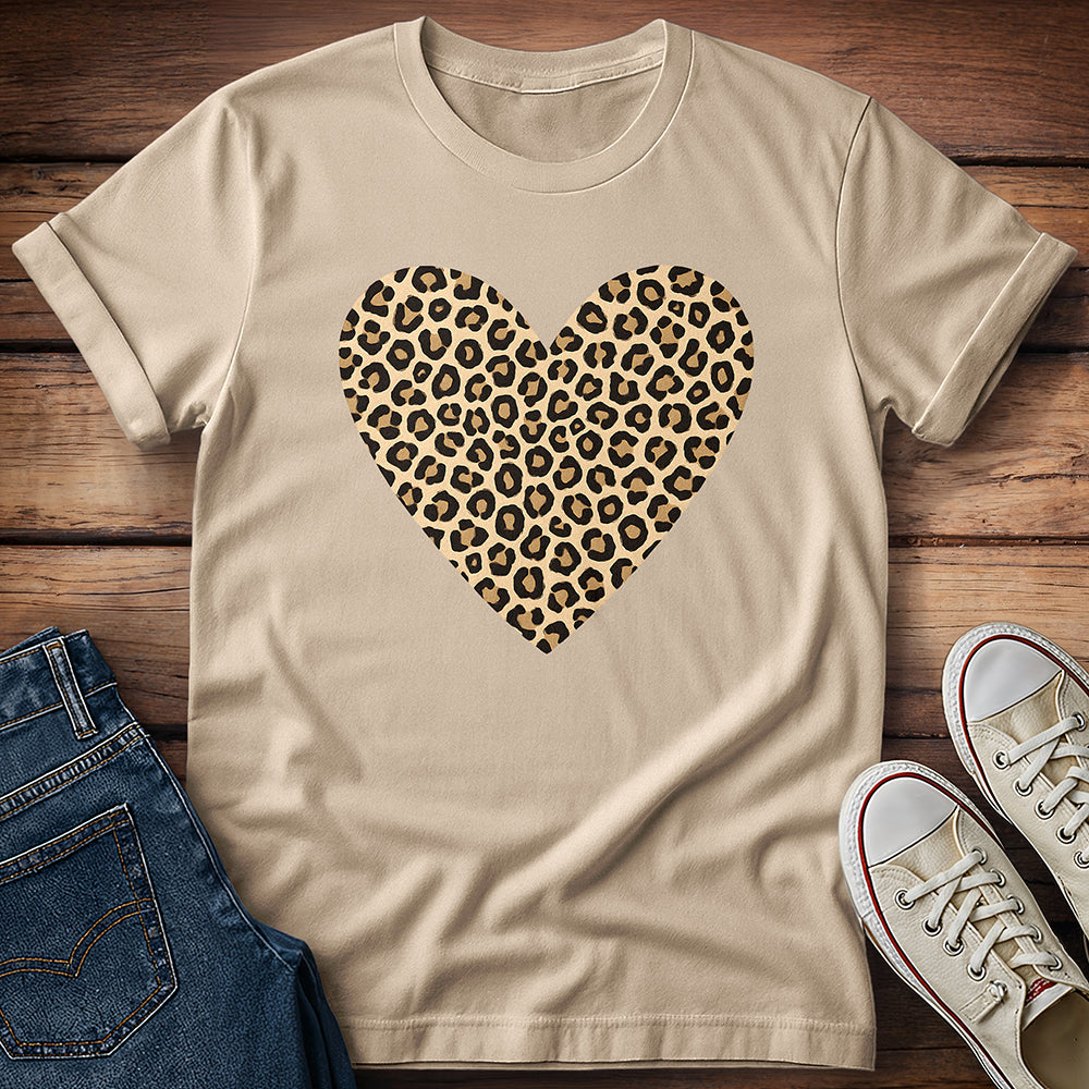 Leopard Heart T-Shirt