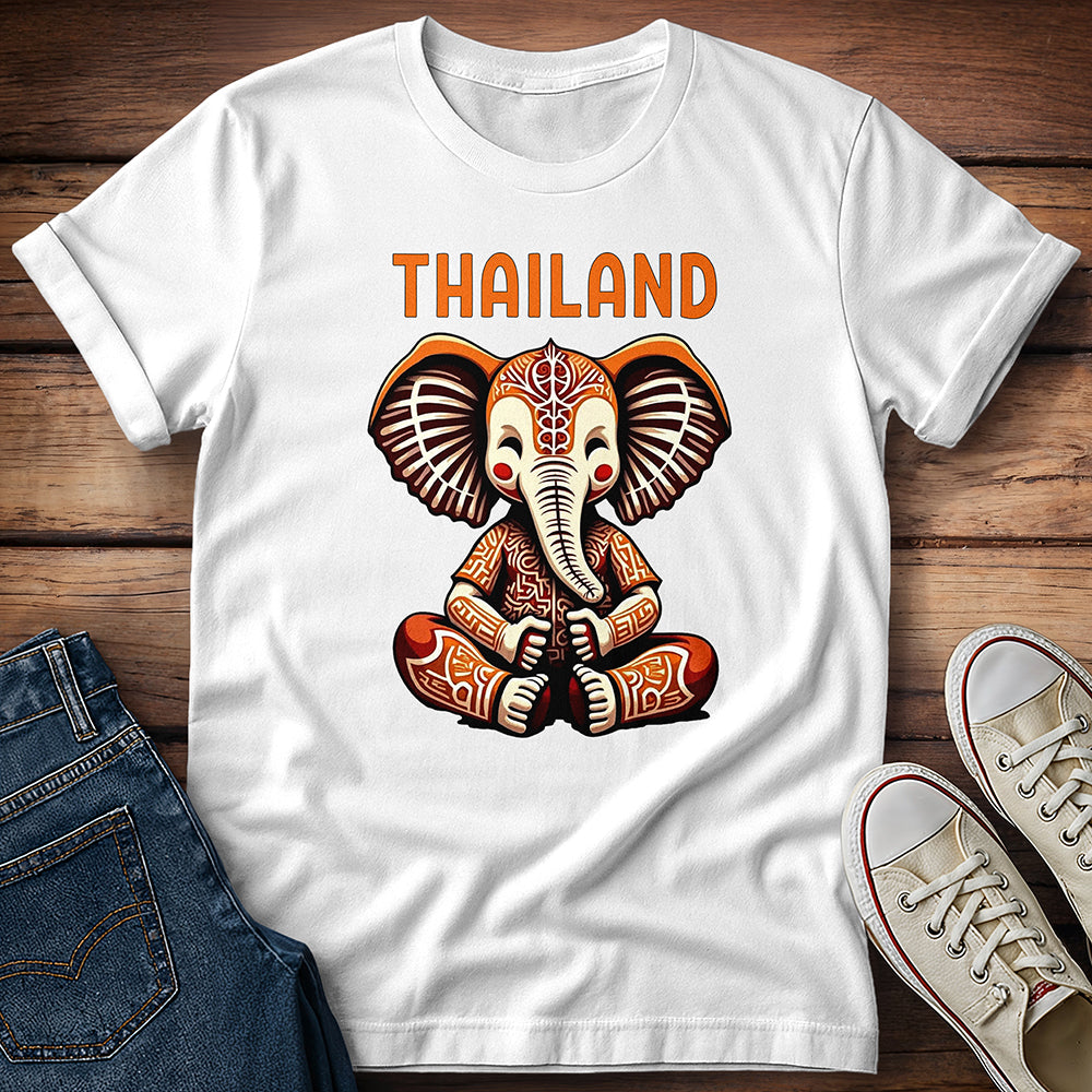 Meditating Elephant Thailand T-Shirt