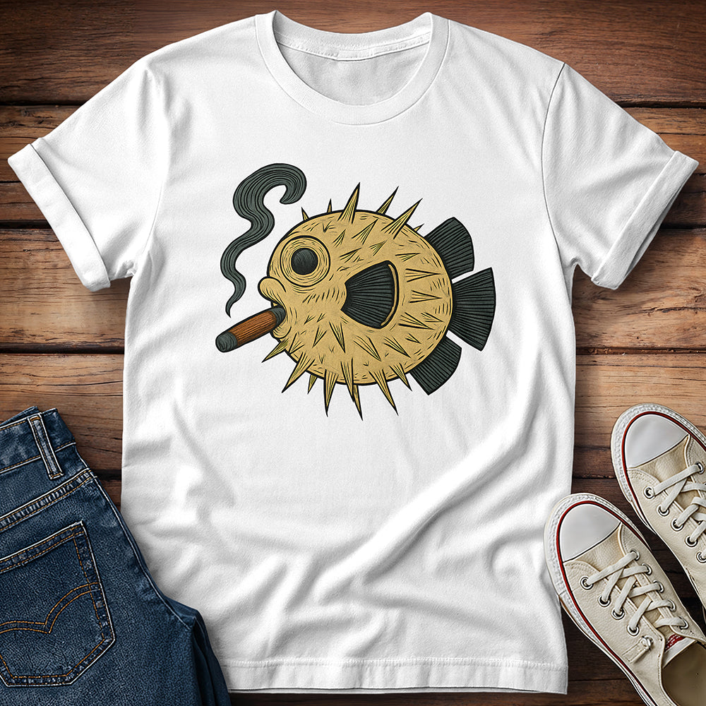 Puffer Fish Cigar T-Shirt