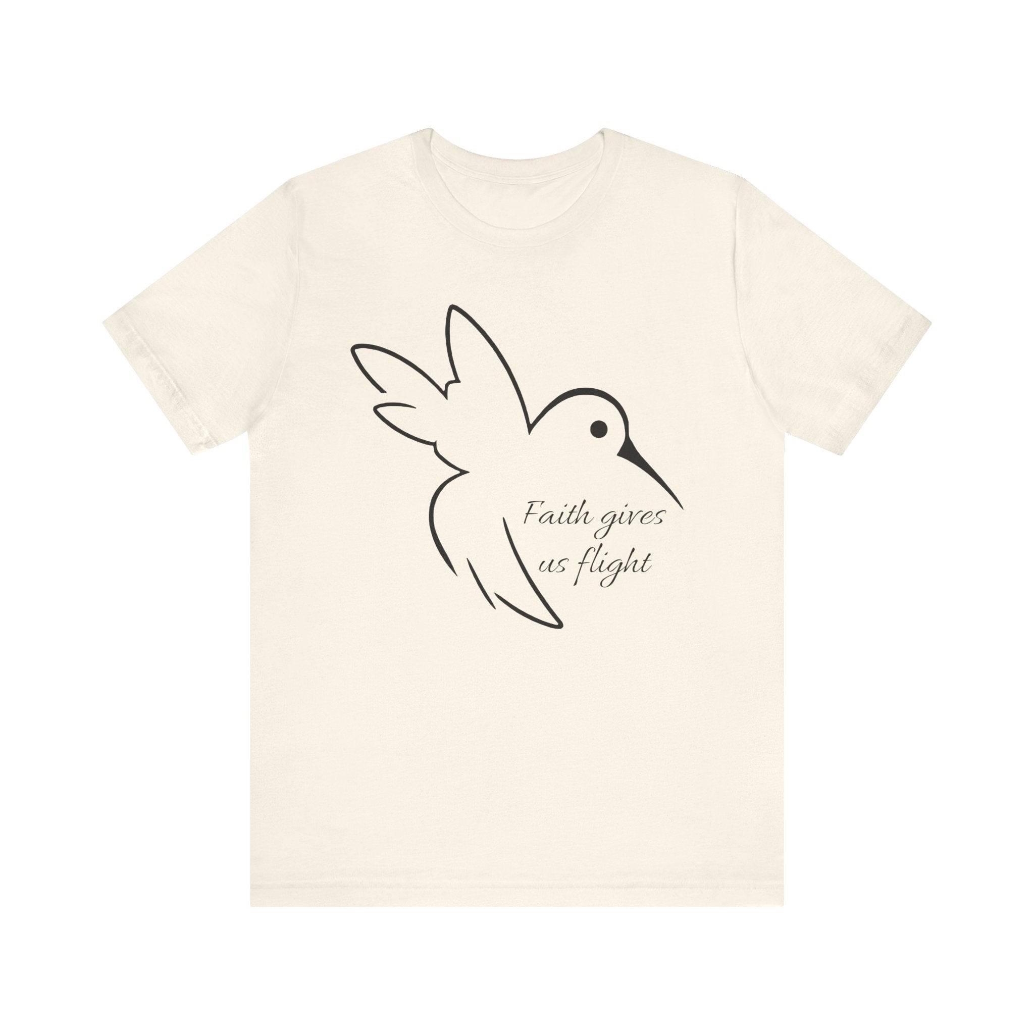 Hummingbird Faith Gives Us Flight T-Shirt