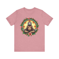 Meditating Sloth Mandala T-Shirt