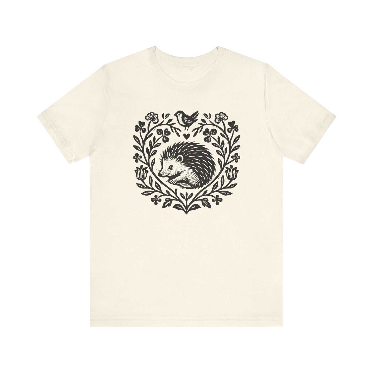 Hedgehog Linocut T-Shirt