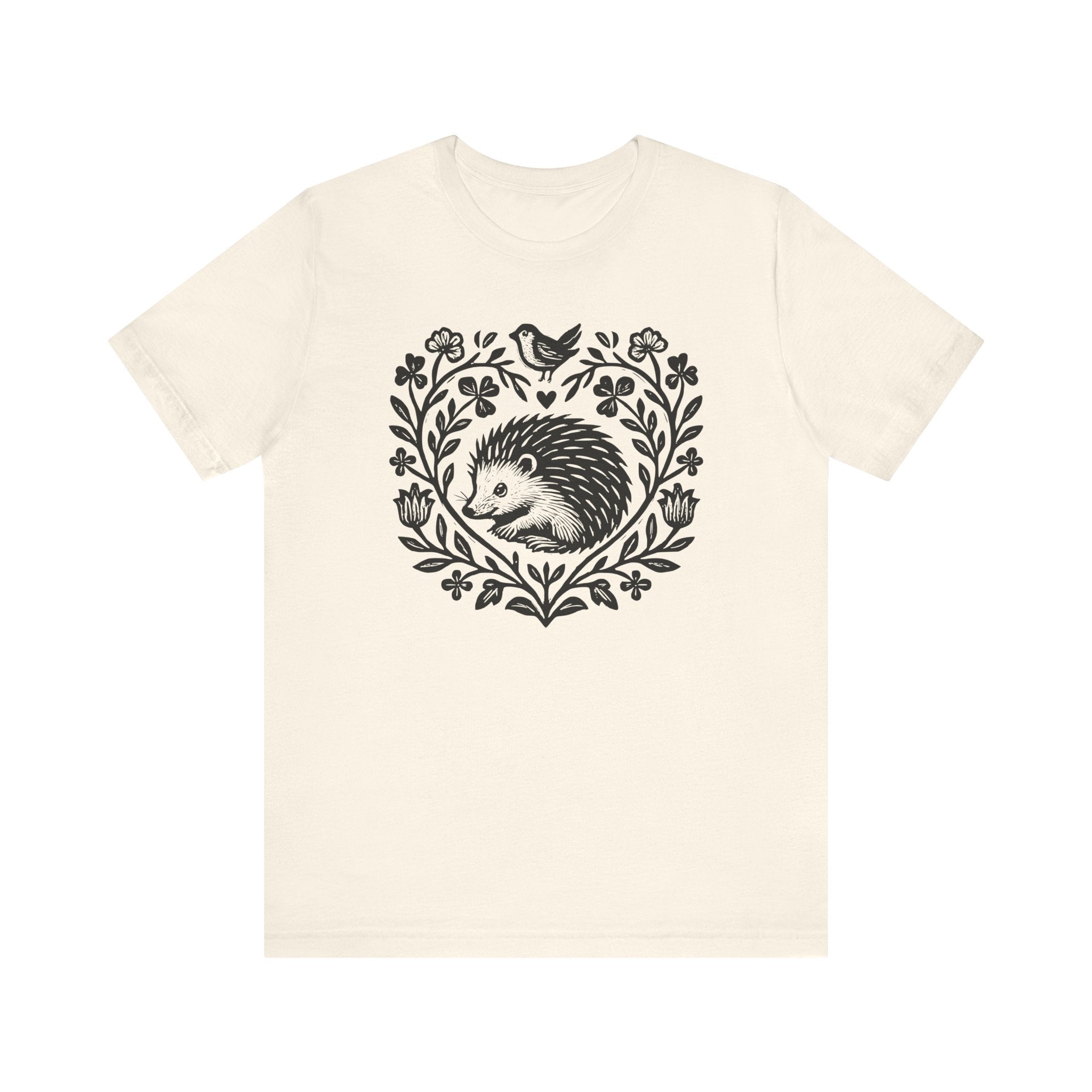 Hedgehog Linocut T-Shirt