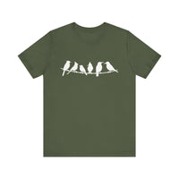 Birds on Wire Silhouette T-Shirt