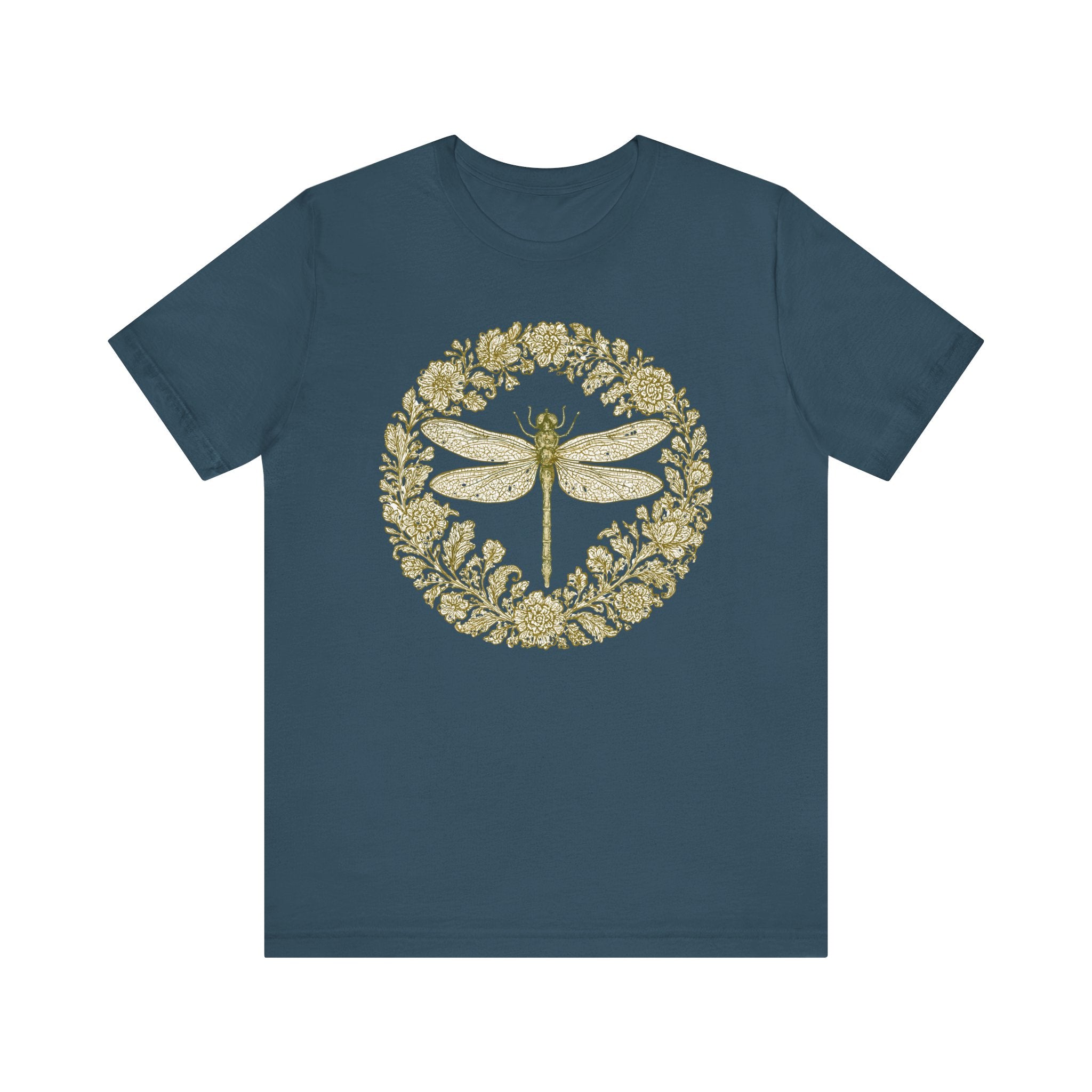 Floral Dragonfly T-Shirt