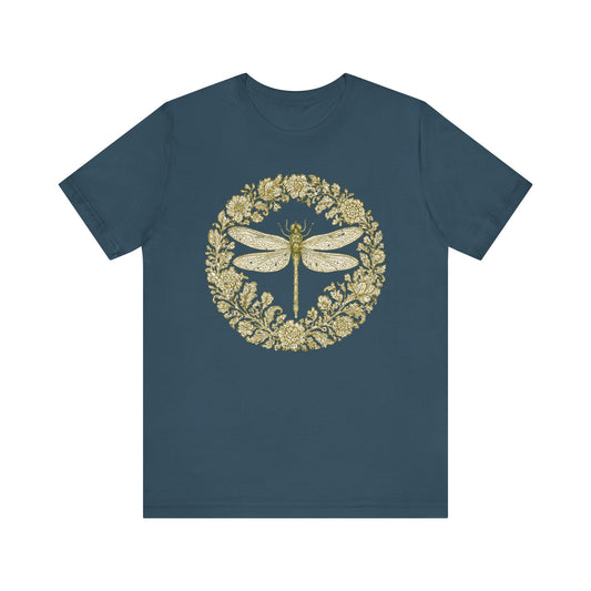 Floral Dragonfly T-Shirt