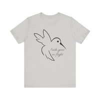 Hummingbird Faith Gives Us Flight T-Shirt