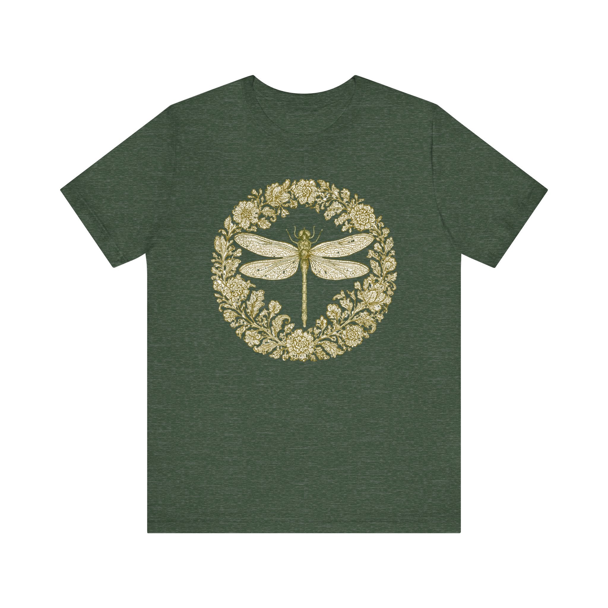 Floral Dragonfly T-Shirt