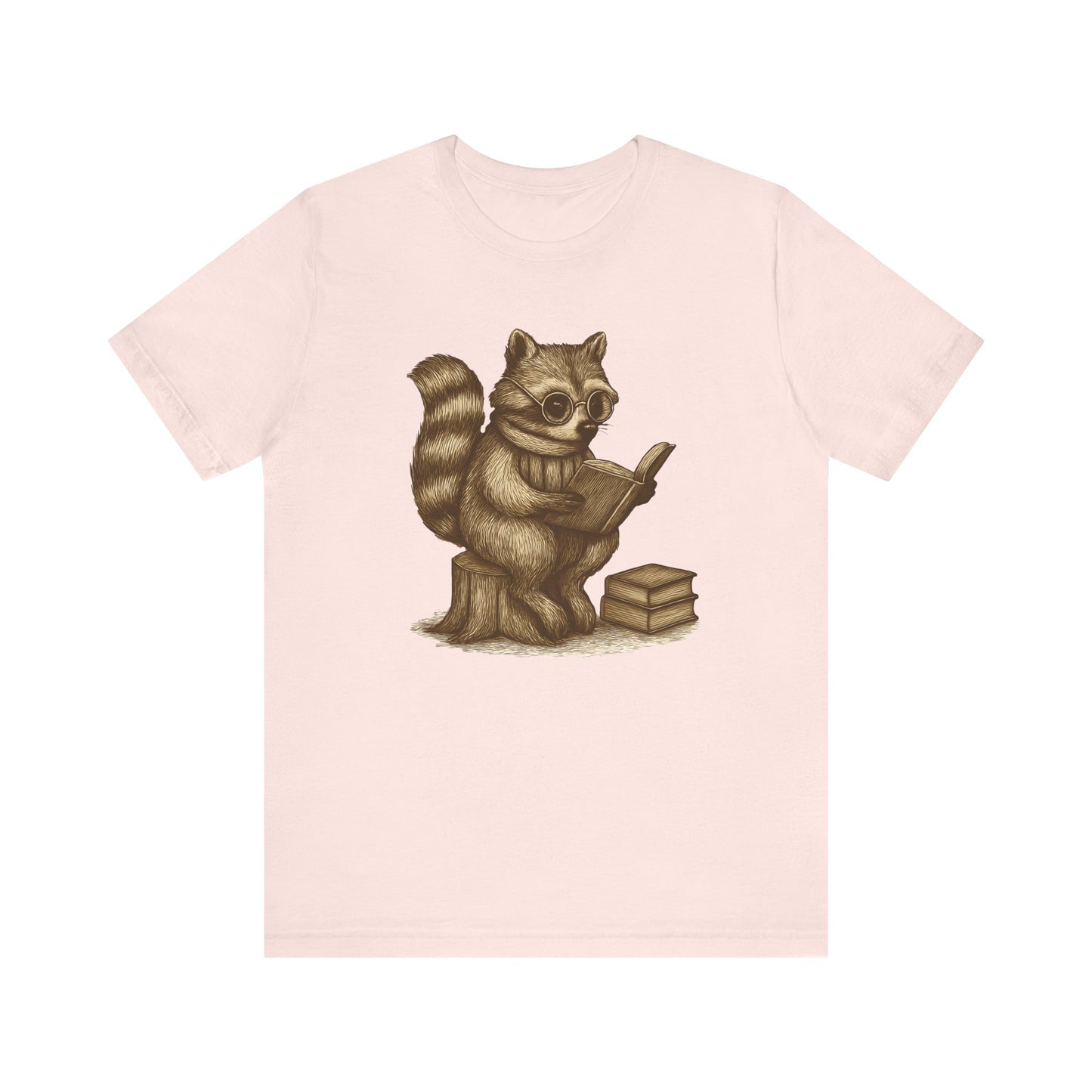 Raccoon Reading T-Shirt