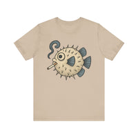 Pufffer Fish Smoking Cigarette T-Shirt