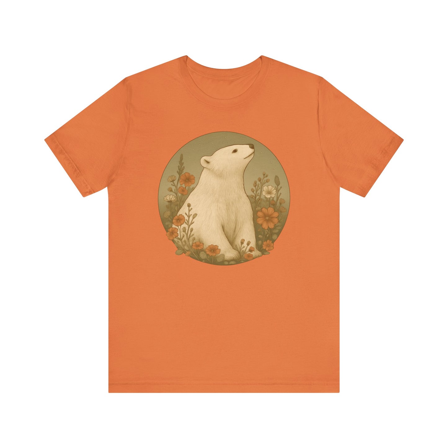 Polar Bear Arctic Foliage T-Shirt