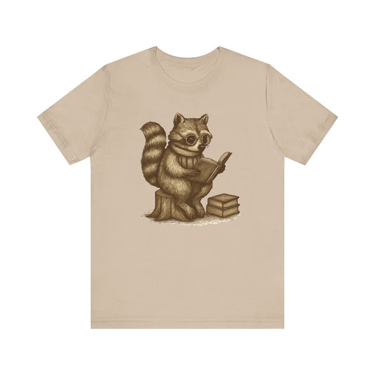 Raccoon Reading T-Shirt