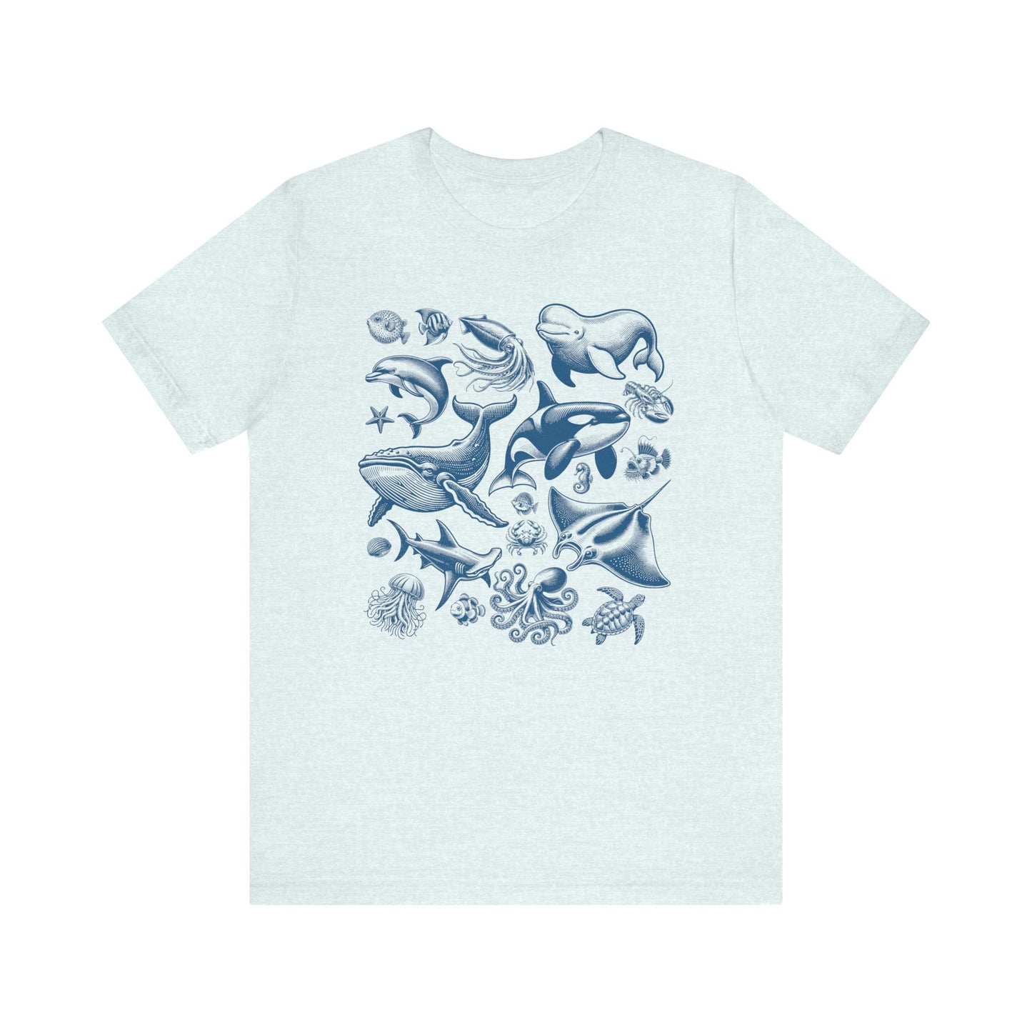 Ocean Life Collage T-Shirt
