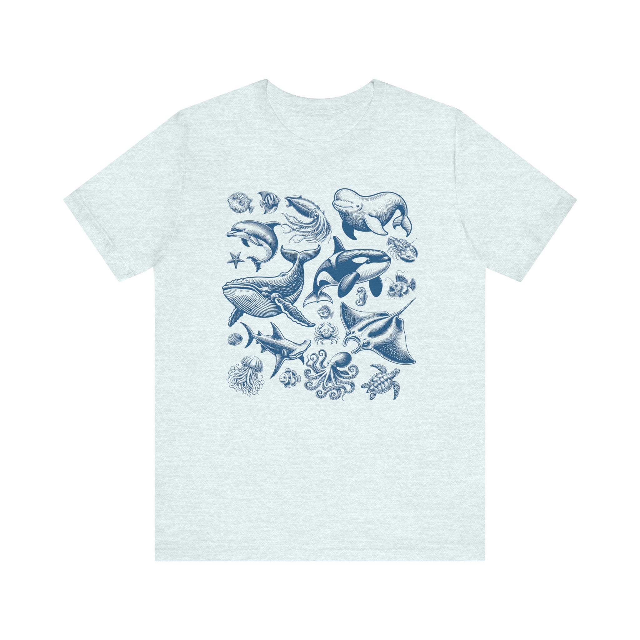 Ocean Life Collage T-Shirt