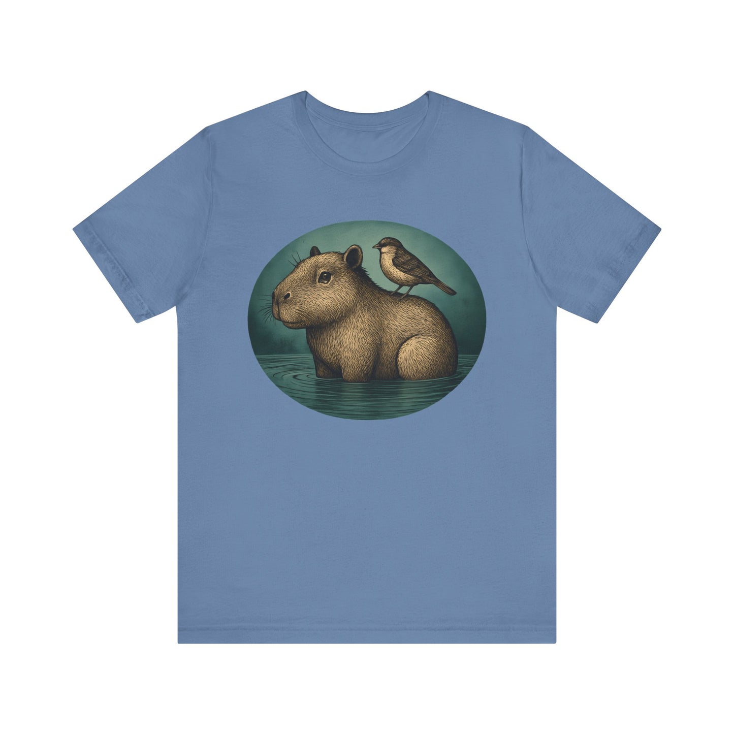 Capybara and Sparrow T-Shirt