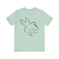 Hummingbird Faith Gives Us Flight T-Shirt