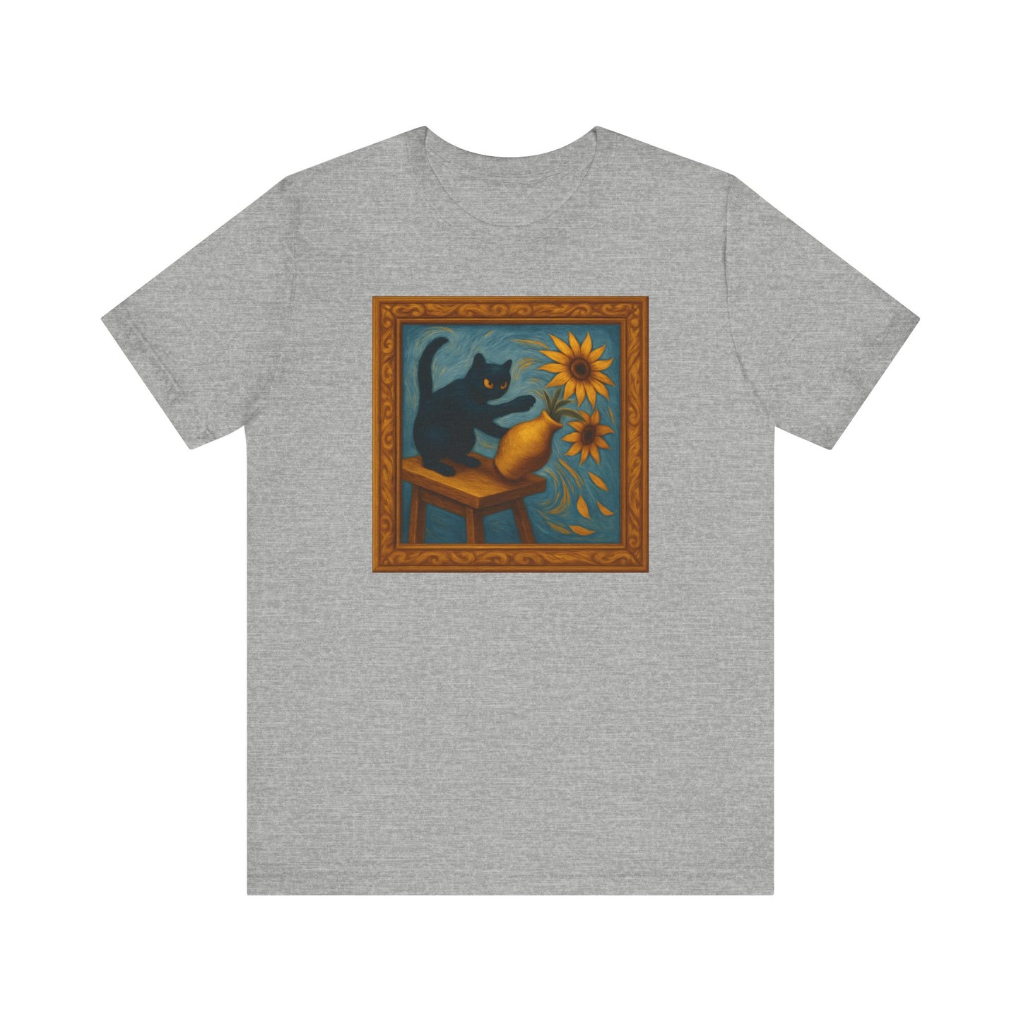 Van Gogh Cat T-Shirt
