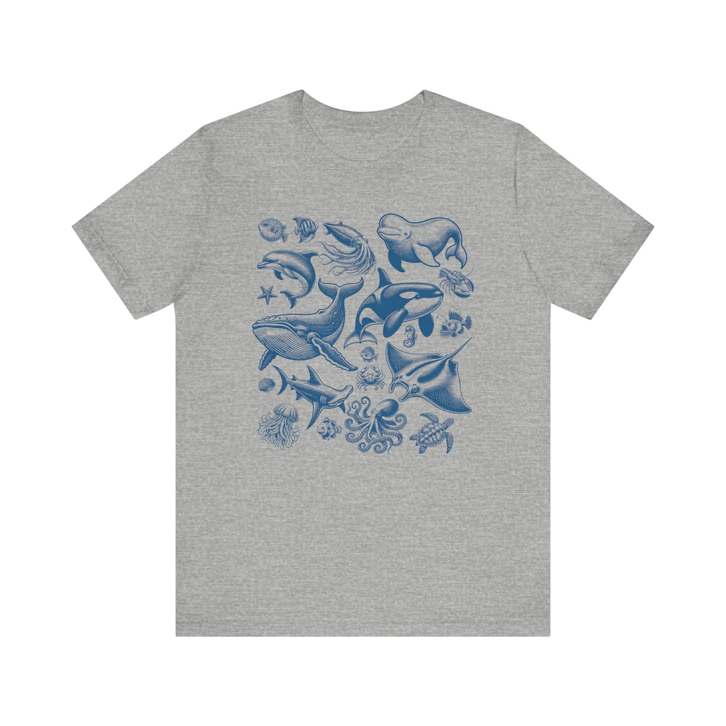 Ocean Life Collage T-Shirt