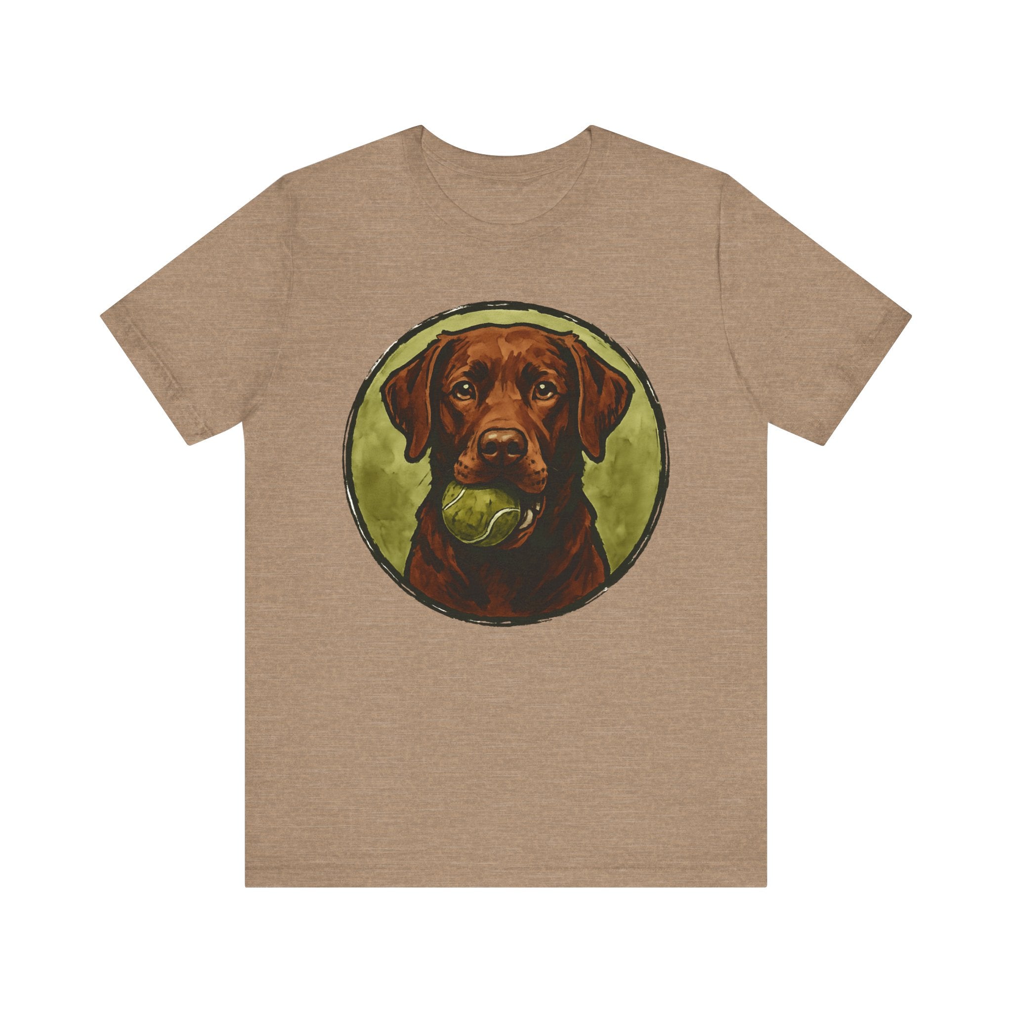Chocolate Lab Water Color T-Shirt