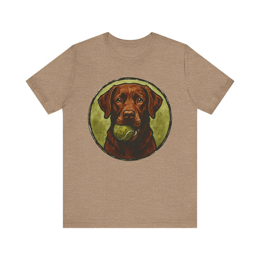 Chocolate Lab Water Color T-Shirt