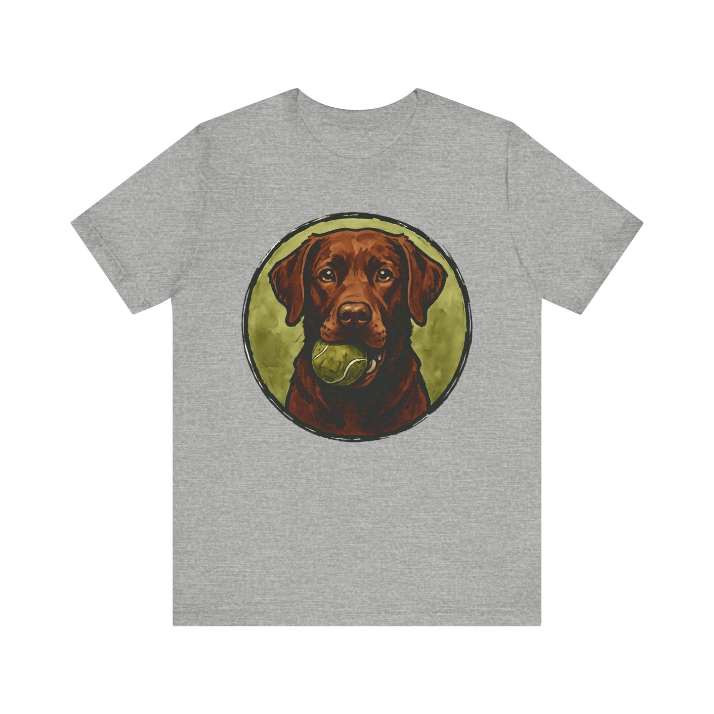 Chocolate Lab Water Color T-Shirt
