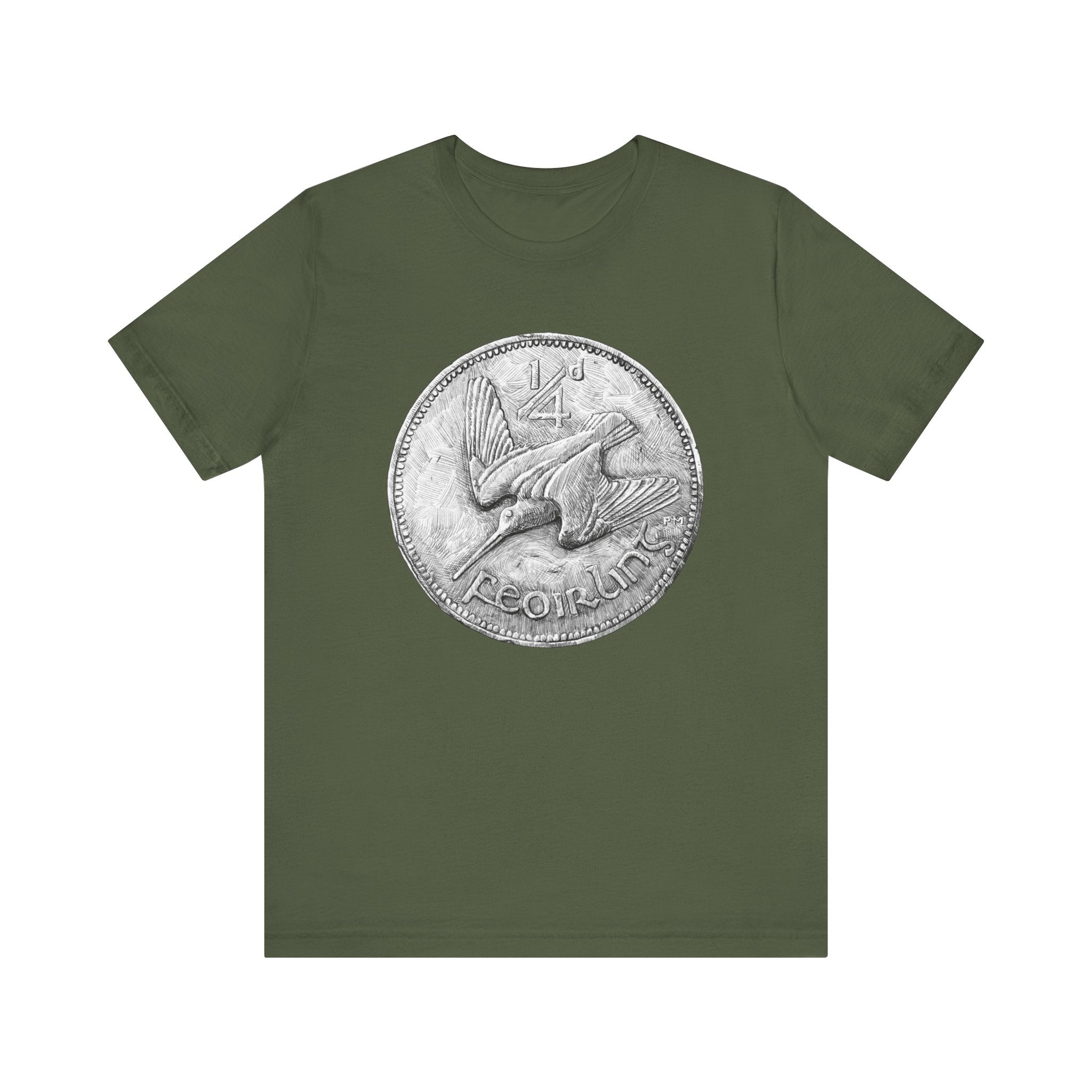 Diving Bird Ireland Coin T-Shirt