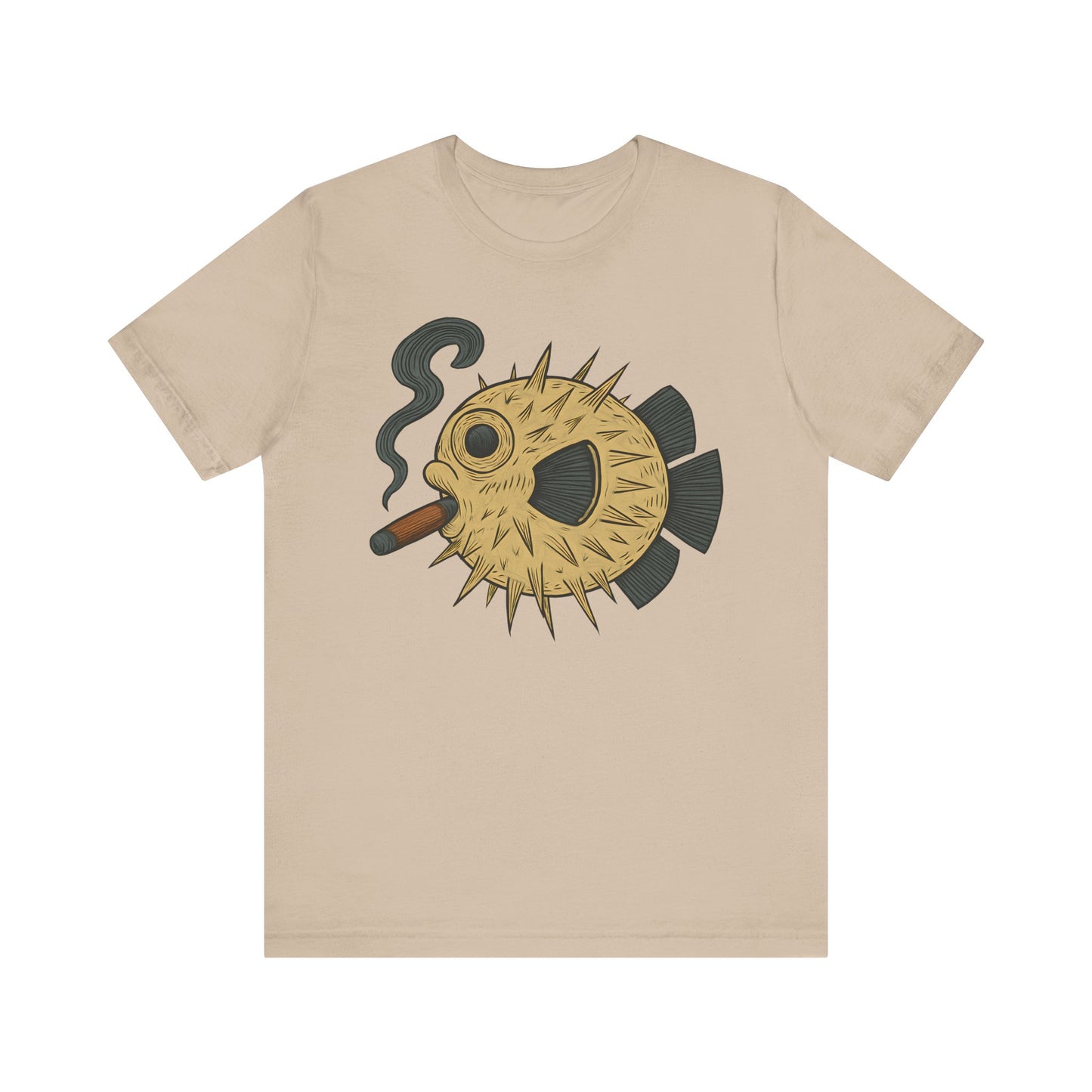 Puffer Fish Cigar T-Shirt