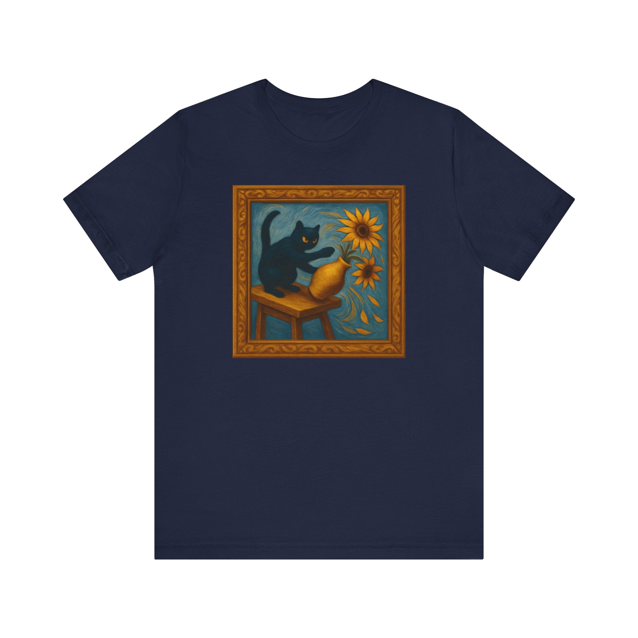 Van Gogh Cat T-Shirt