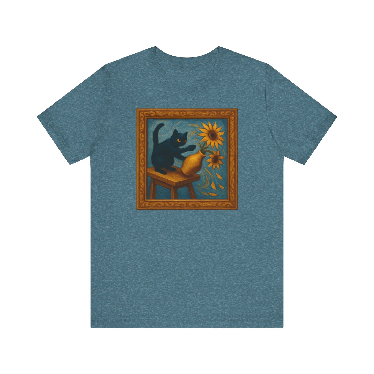 Van Gogh Cat T-Shirt
