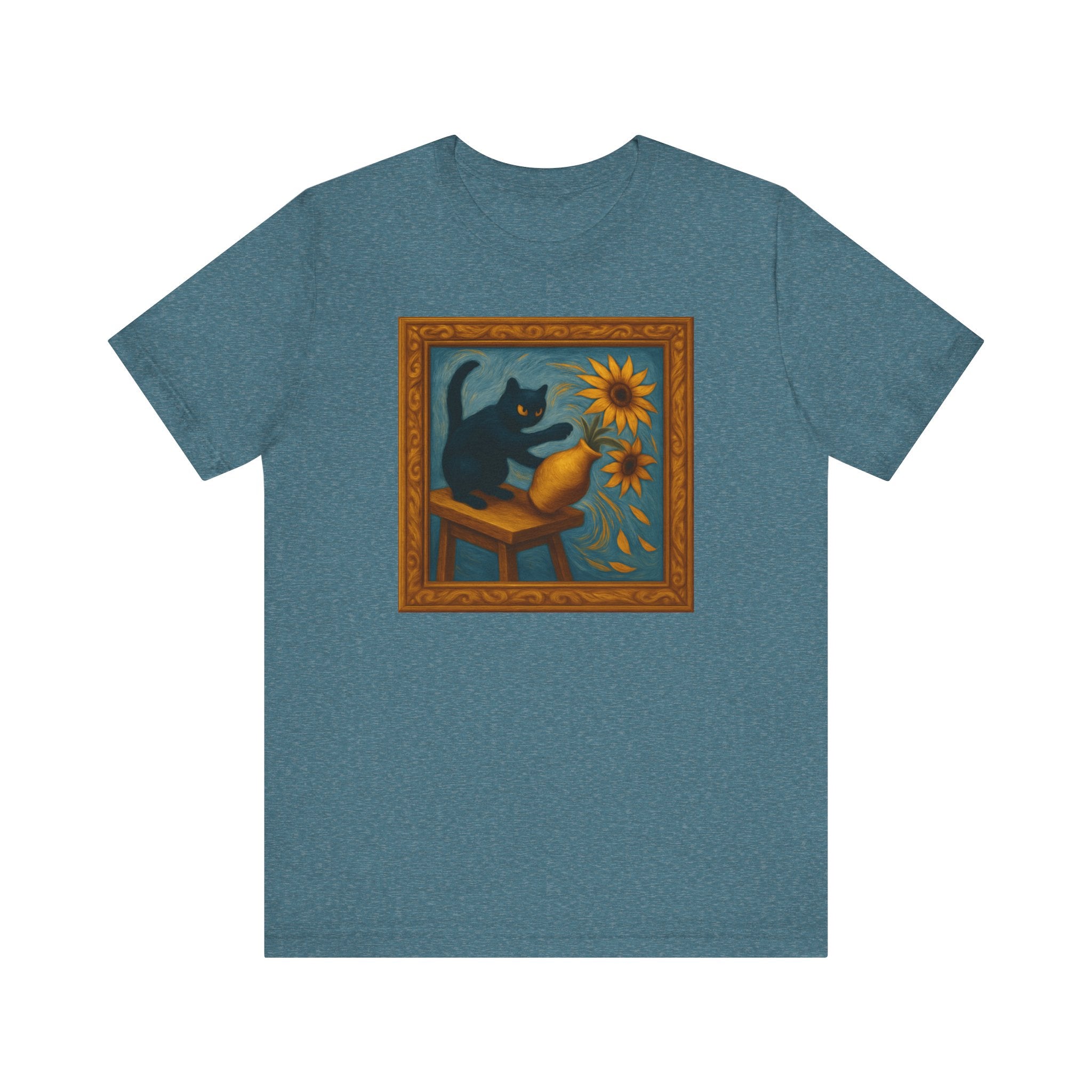 Van Gogh Cat T-Shirt