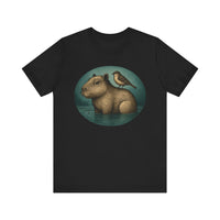 Capybara and Sparrow T-Shirt
