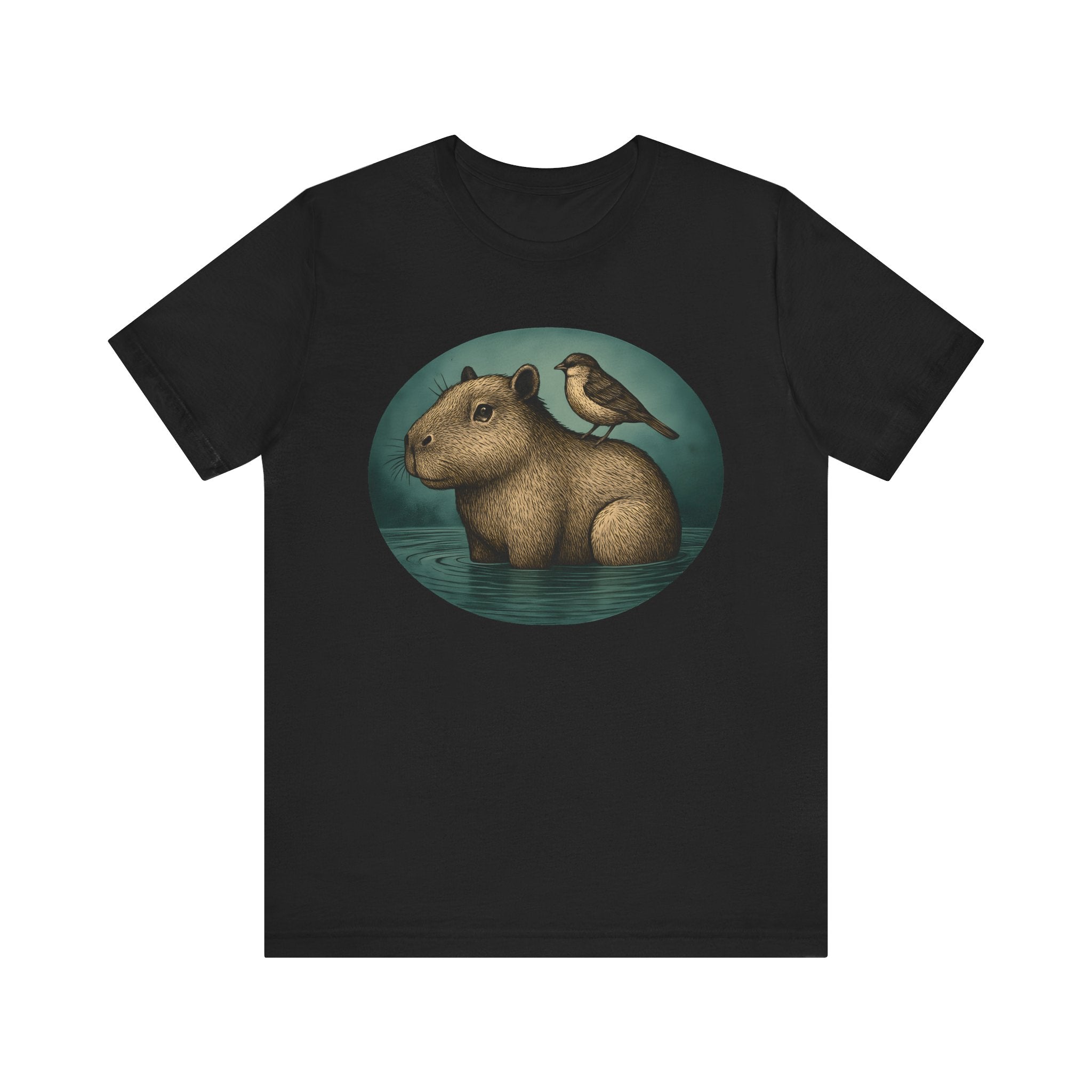 Capybara and Sparrow T-Shirt