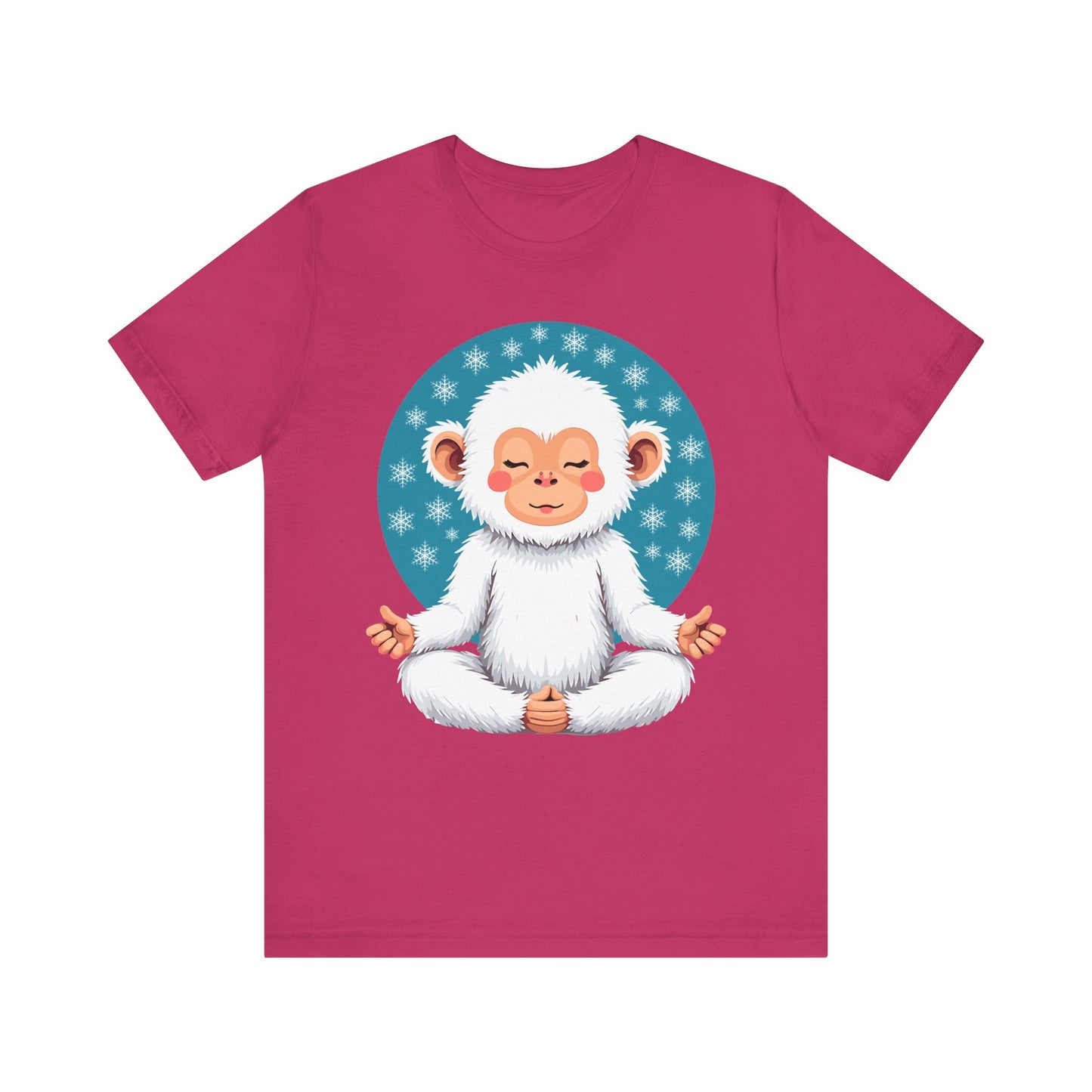 Meditating Snow Monkey T-Shirt