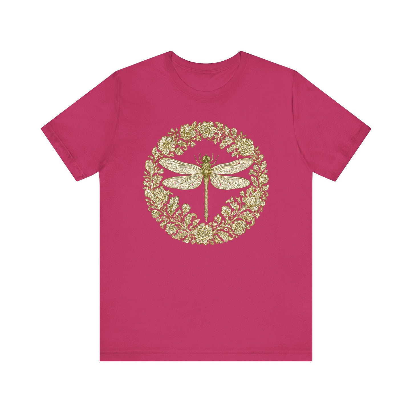 Floral Dragonfly T-Shirt