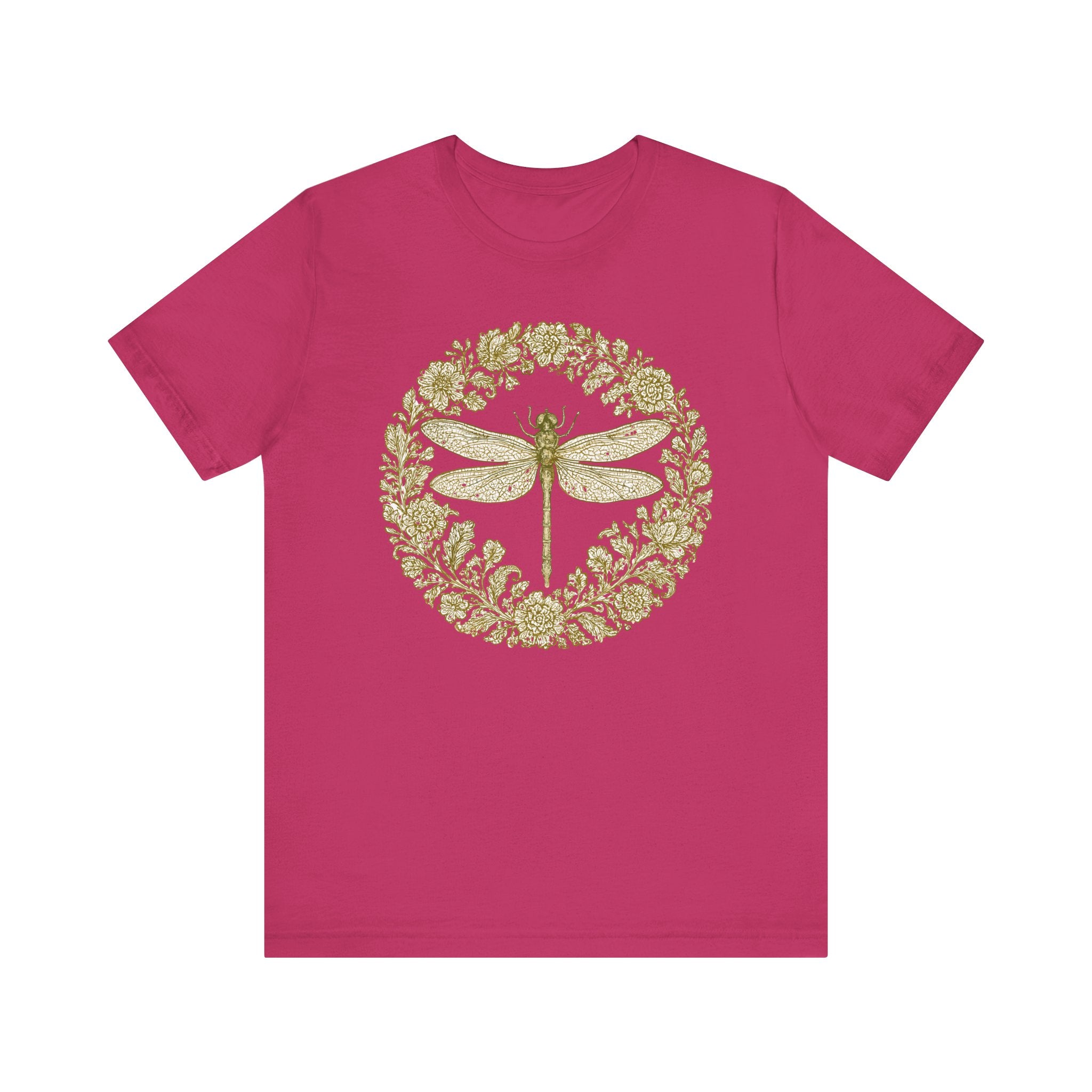 Floral Dragonfly T-Shirt