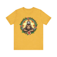 Meditating Sloth Mandala T-Shirt