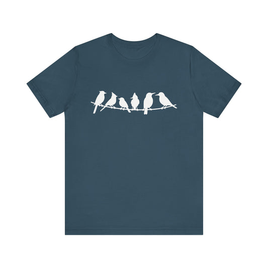 Birds on Wire Silhouette T-Shirt
