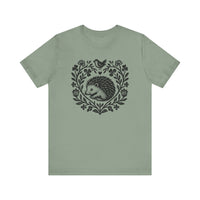 Hedgehog Linocut T-Shirt