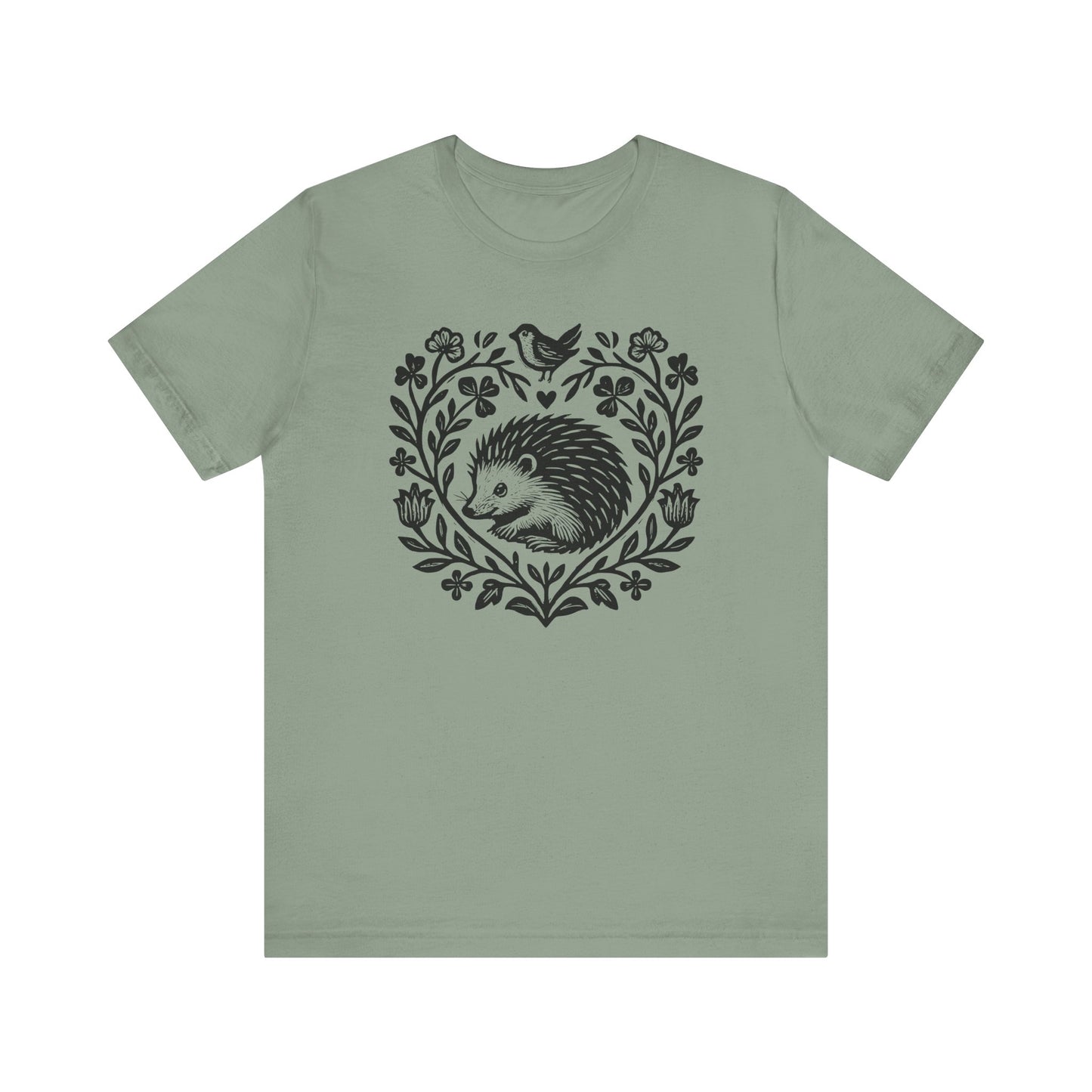 Hedgehog Linocut T-Shirt