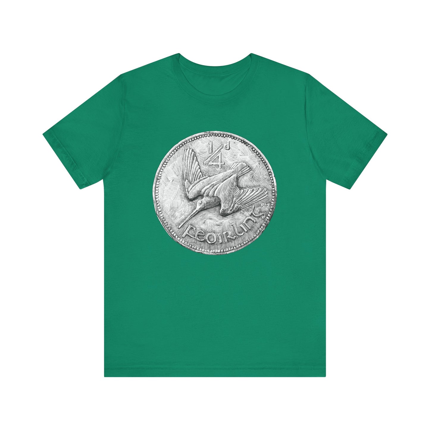 Diving Bird Ireland Coin T-Shirt