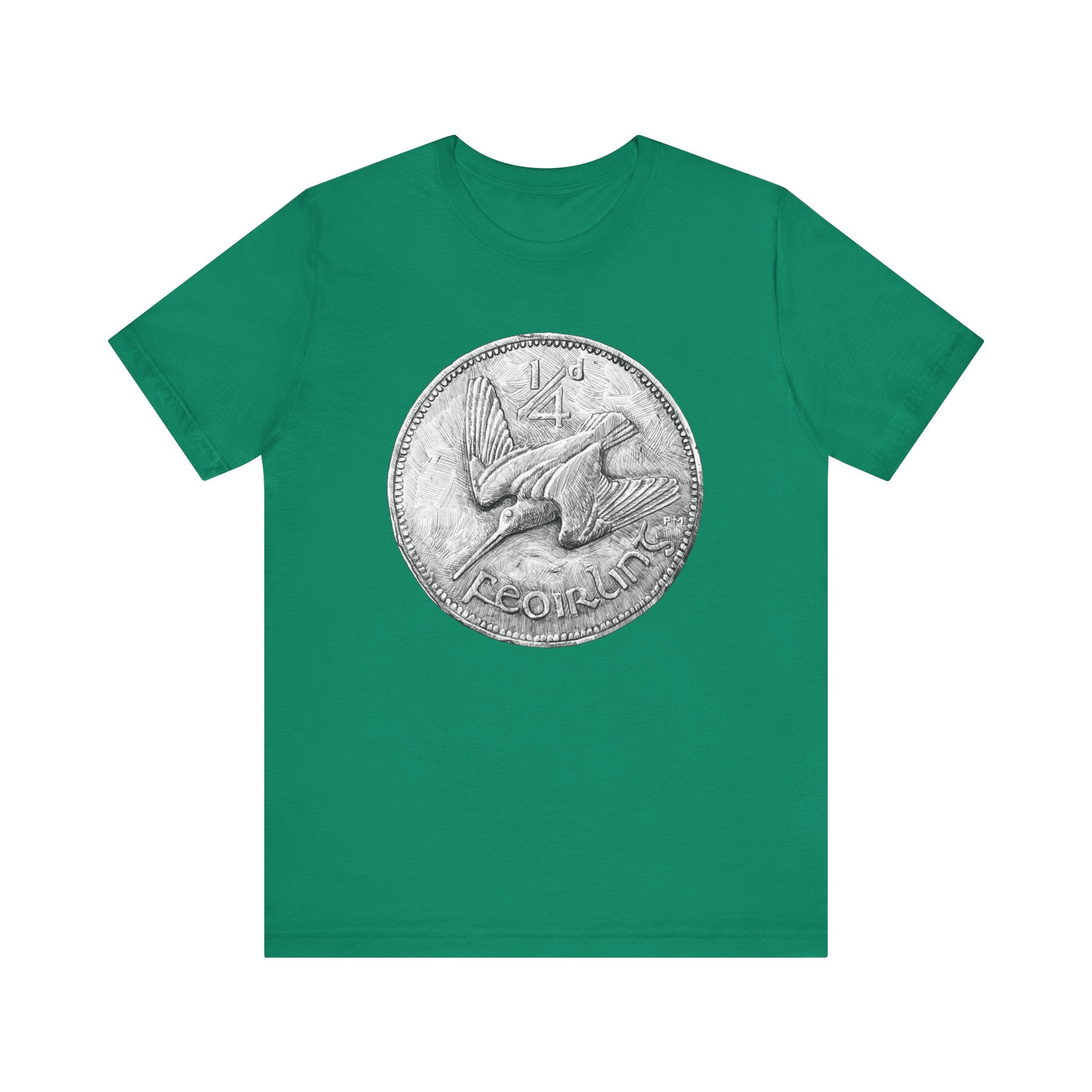 Diving Bird Ireland Coin T-Shirt