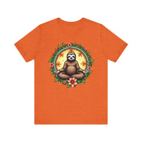 Meditating Sloth Mandala T-Shirt