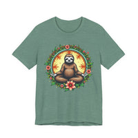 Meditating Sloth Mandala T-Shirt